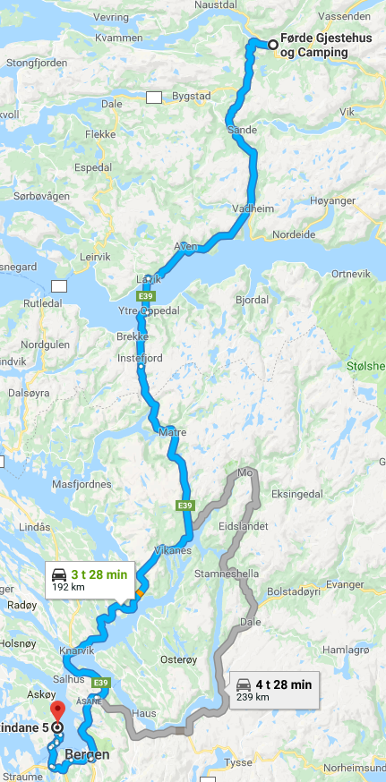 180306 - Rute fra Førde og hjem